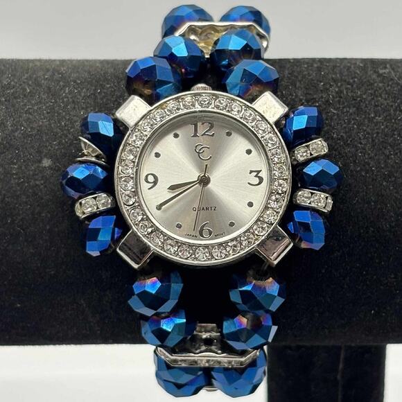 Blue Beaded Charming Charlie Watch - Picture 1 of 3